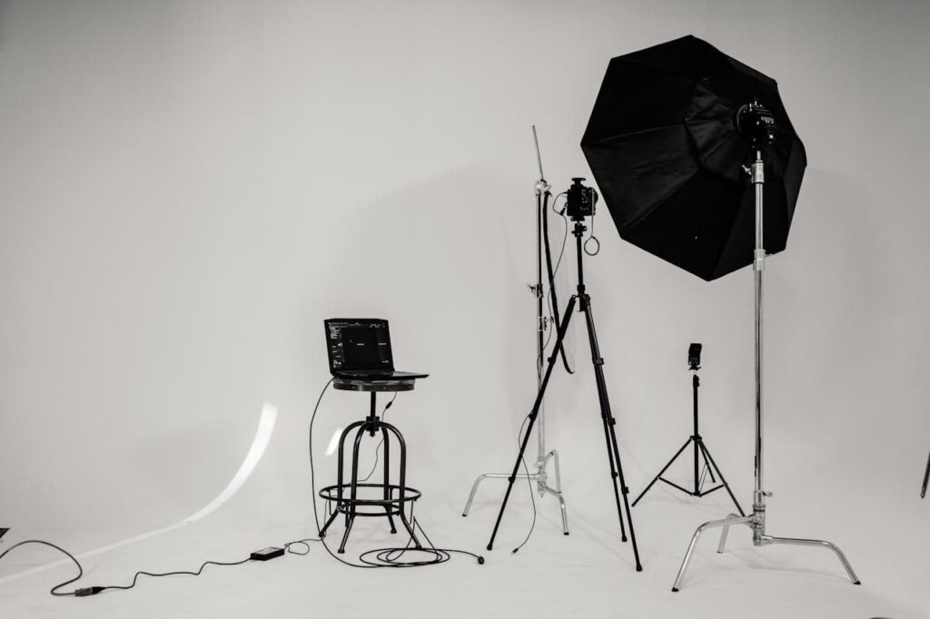 Attrezzatura per shooting fotografico