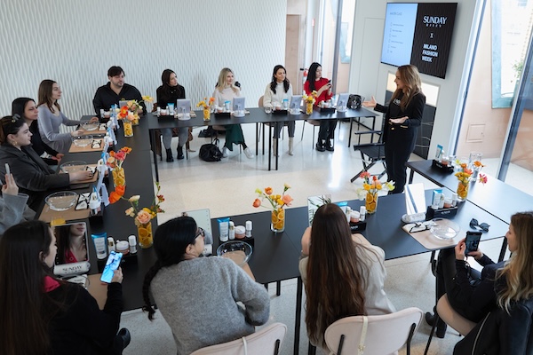 masterclass per evento beauty training in centro a milano