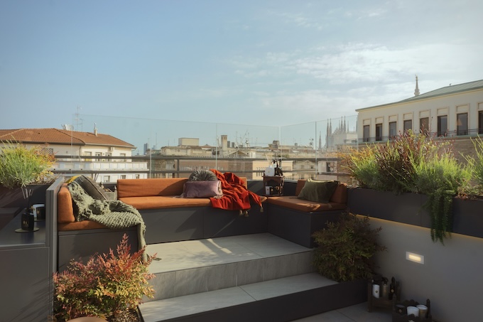 Location con rooftop Milano