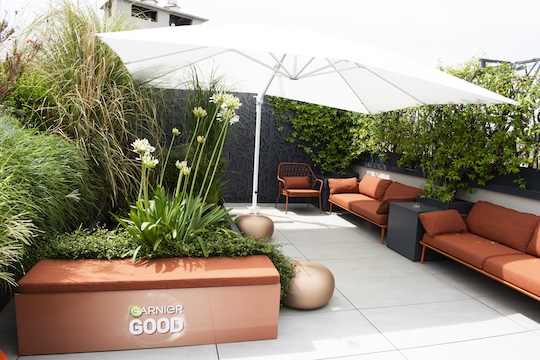 Rooftop di Spazio Illumi allestito per evento aziendale